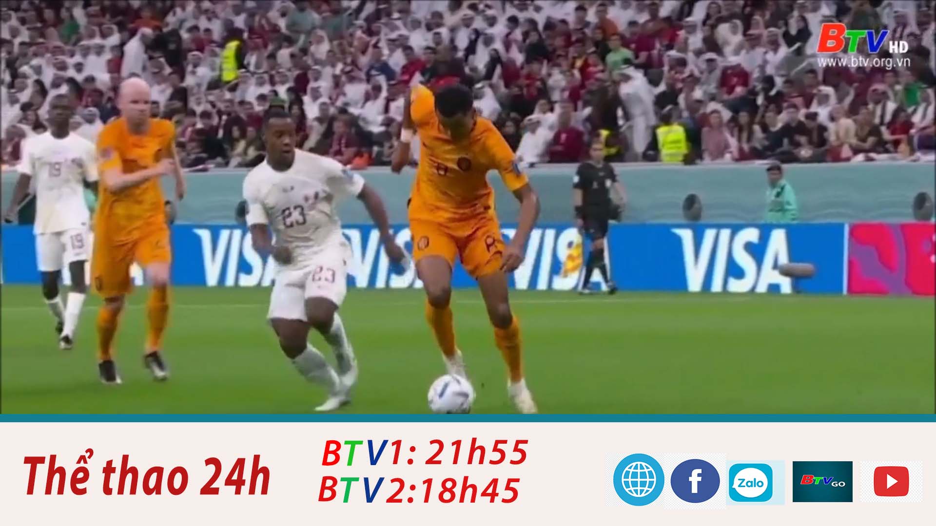 World Cup 2022 – Hà Lan đánh bại Qatar để giữ ngôi đầu bảng